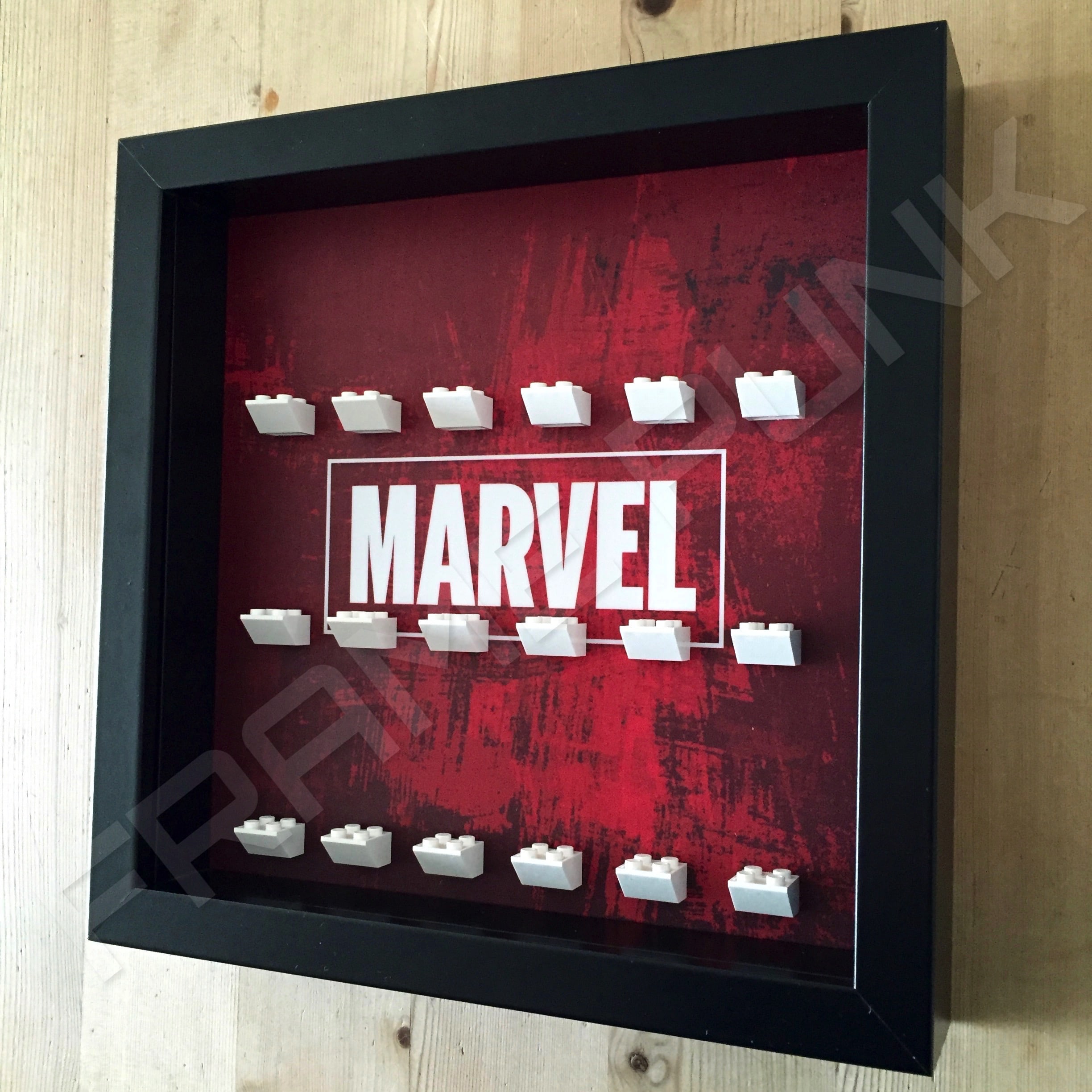 Lego MARVEL Minifigure Display Frame Frame Punk