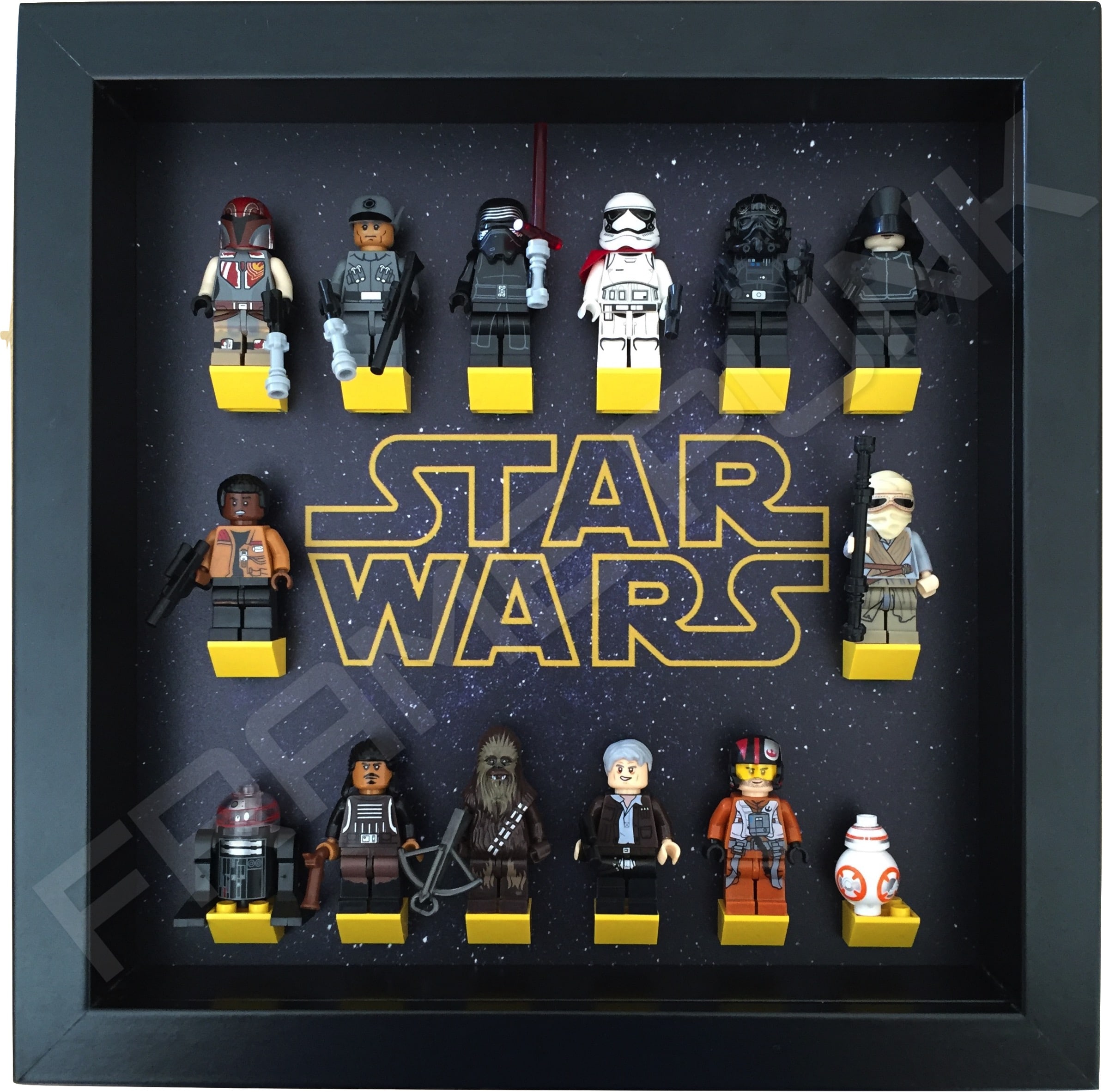 Star Wars Lego Minifigure Display Frame - Frame Punk