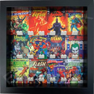 FRAME PUNK DC comic covers display frame for superhero minifigures (black)