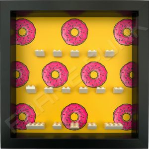 FRAME PUNK display frame compatible with LEGO Simpsons minifigures series 1&2 (black)