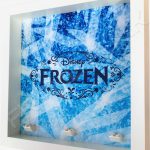 Frozen White Frame Minifigure Display Side View