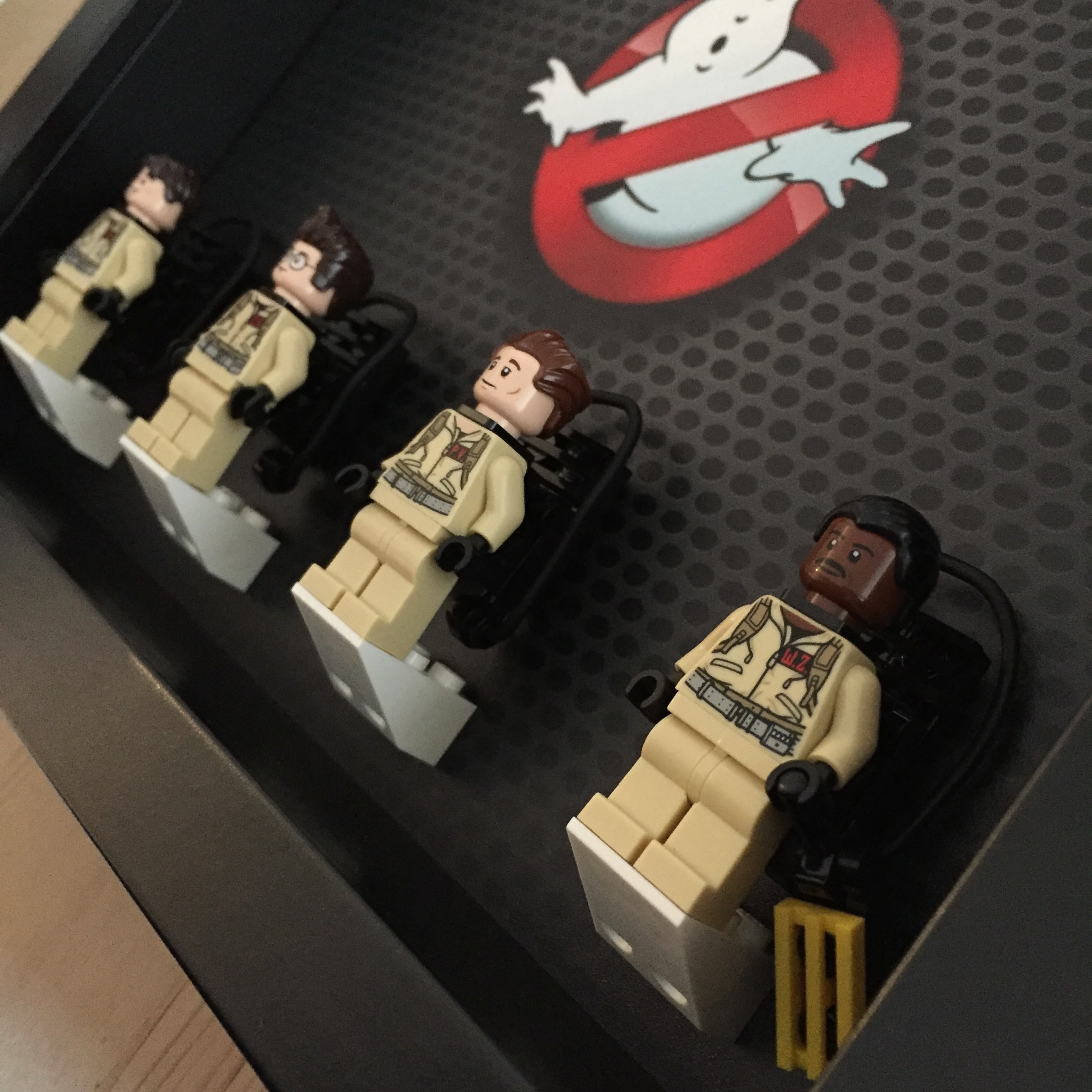 Ghostbusters Lego Minifigure Black Frame Punk Lego Ghostbusters Minifigurers Close Up
