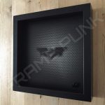Contemporary LEGO Batman Minifigure display frame Side View