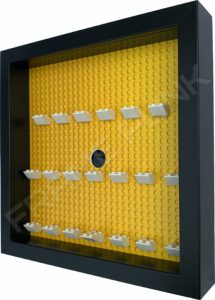 FRAMEPUNK black display frame compatible with LEGO Batman Movie Minifigures Series 1 and 2 Side view