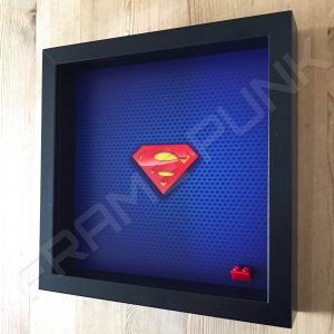 LEGO Superman Minifigure display frame Side View
