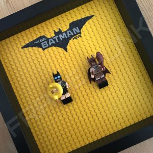 LEGO Batman Movie Minifigure Series Duo display frame with minifigures (Combo 2)