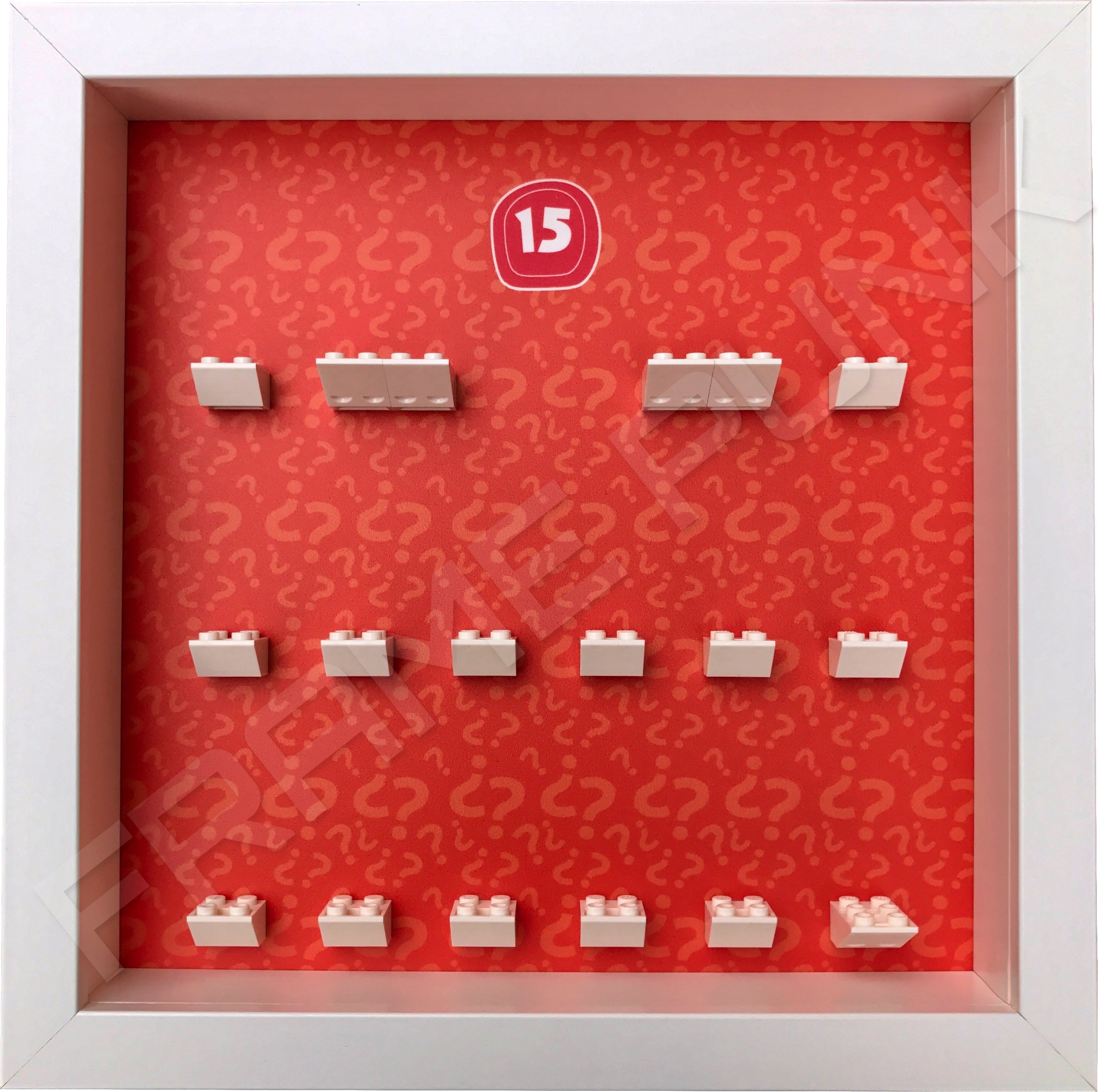 Lego minifigures series 15 display frame
