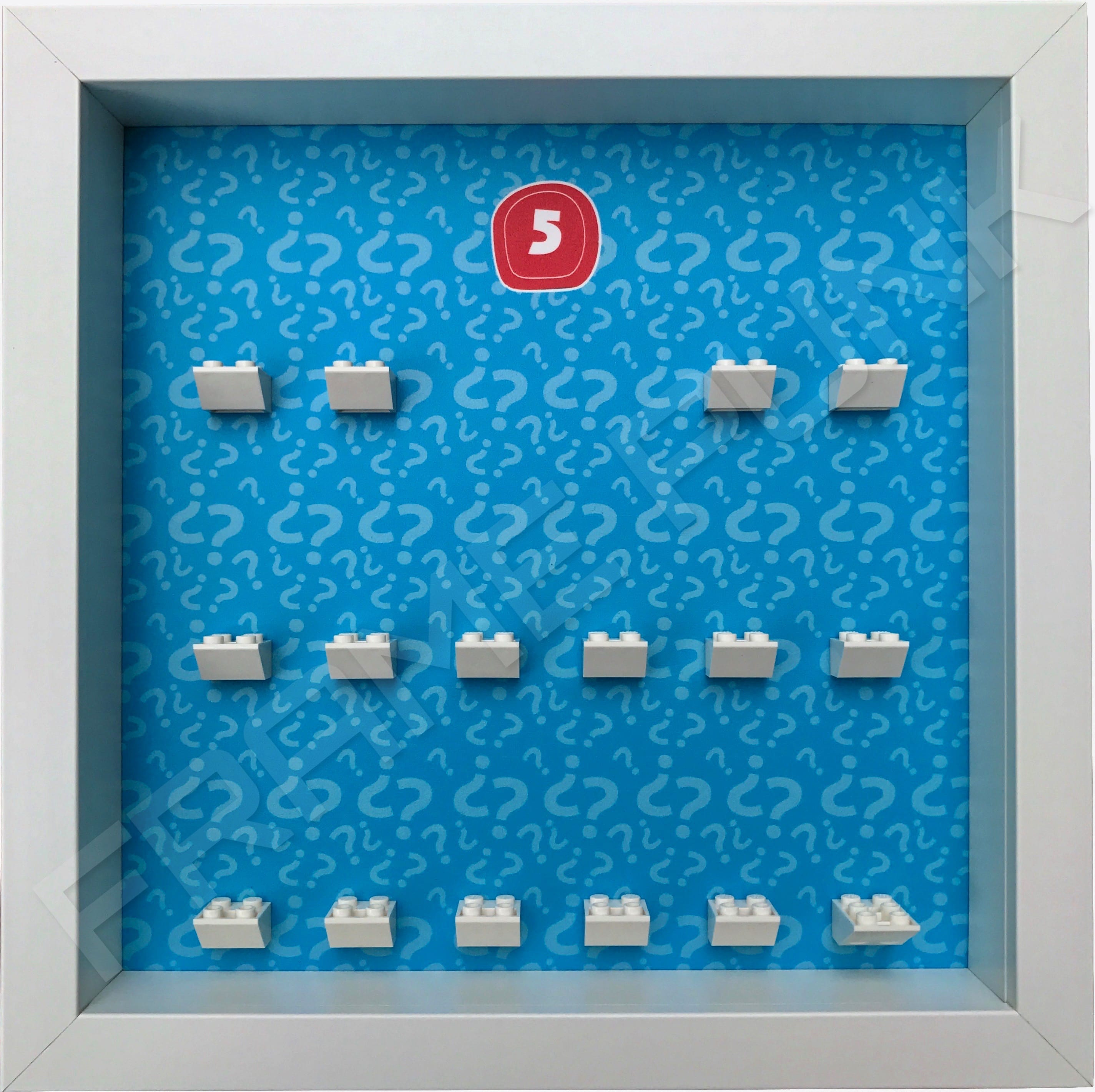 Lego minifigures series 5 display frame
