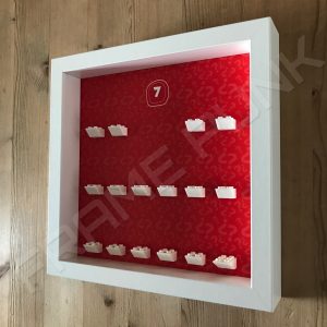 Lego minifigures series 7 display frame Side View