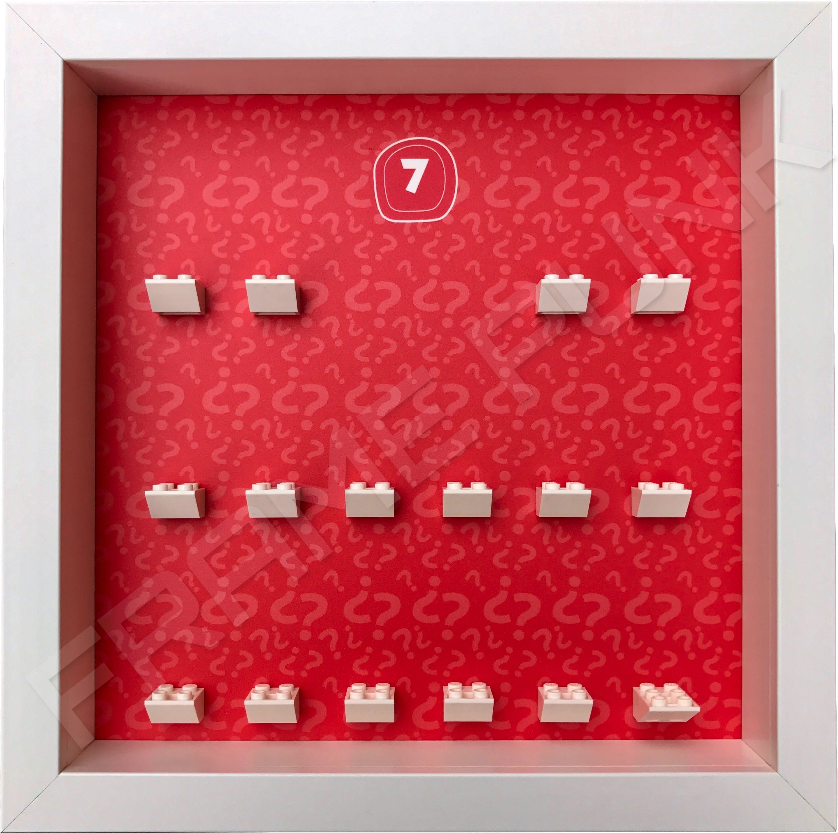 Lego minifigures series 7 display frame