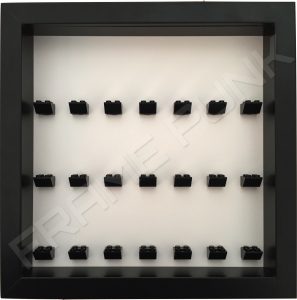 7 7 7 Lego brick frame formation