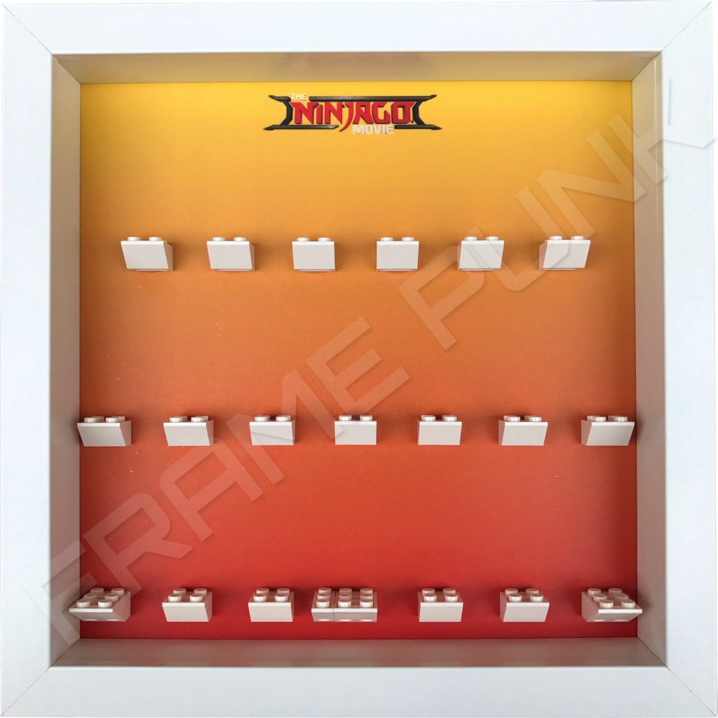 ninjago movie minifigs series frame orange frame punk