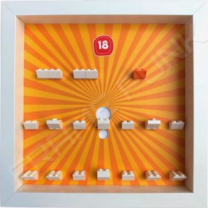 Lego minifigures series 18 display frame