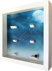 Fantastic Beasts Lego Minifigures Series Display Frame Side View (White)