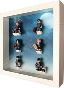 Fantastic Beasts Lego Minifigures Series Display Frame With Minifigures Side View (White)