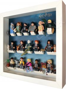 Harry Potter Lego Minifigures Series Display Frame With Minifigures Side View (White)