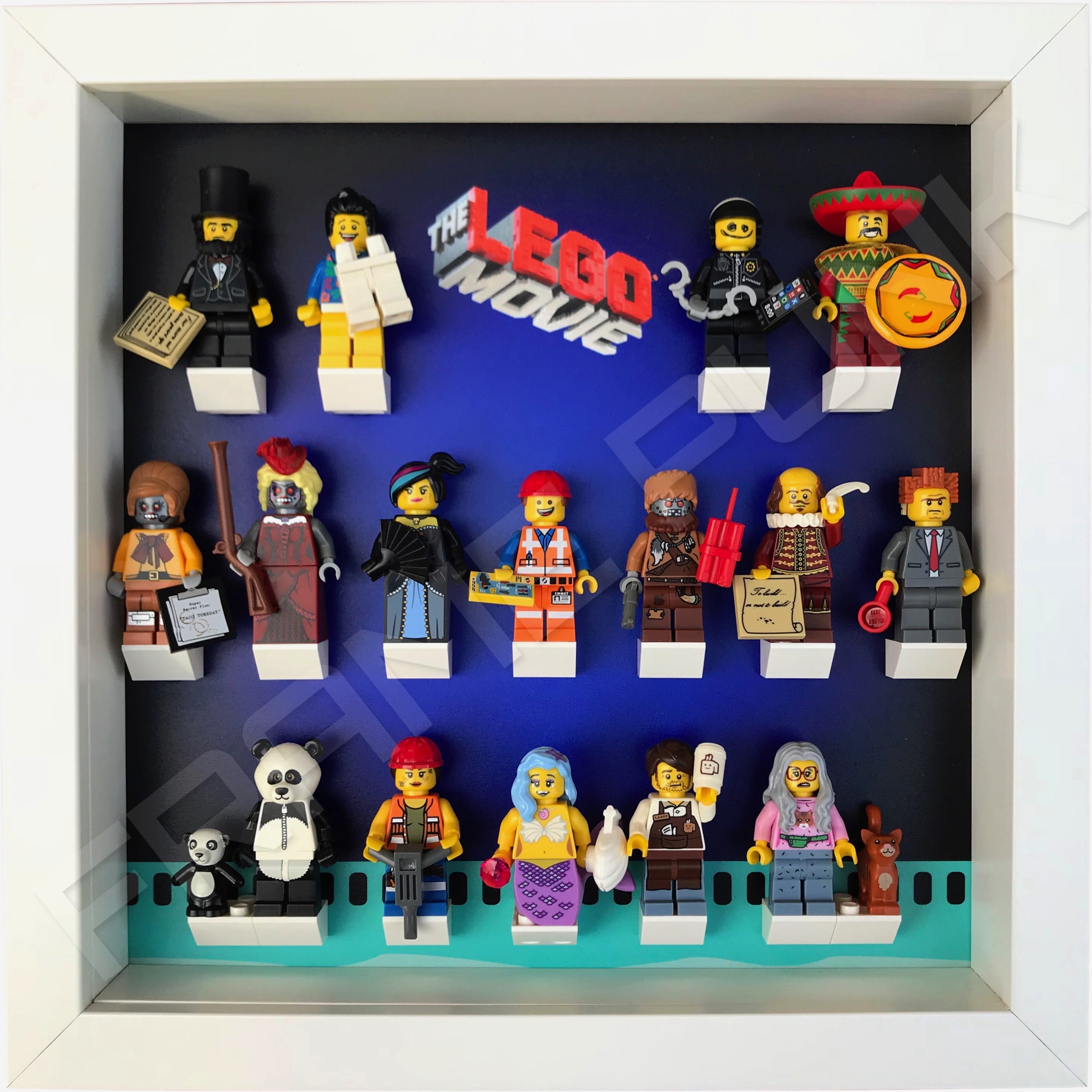 LEGO Movie Minifigures Series Frame (White) | Frame Punk