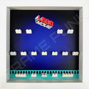 Lego Movie minifigure display frame (white)