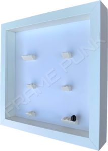 Fantastic Beasts Lego Minifigures Series Display Frame Side View (All White)
