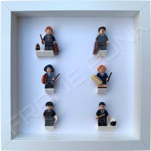 Fantastic Beasts Lego Minifigures Series Display Frame With Minifigures (All White)