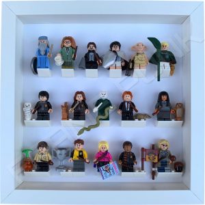 Harry Potter Lego Minifigures Series Display Frame With Minifigures (All White)