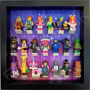 LEGO MOVIE 2 display frame with minifigures (black)