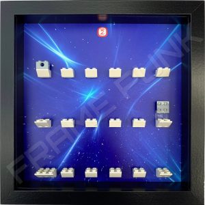 FRAMEPUNK black display frame compatible with LEGO Disney Minifigures Series 2 (Starry)