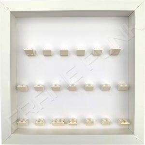 LEGO MOVIE 2 minifigure display frame (All white)