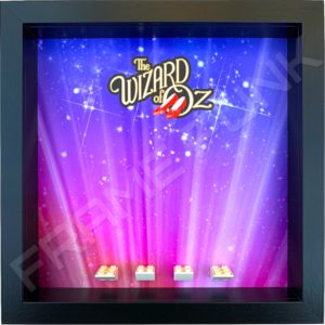 FRAMEPUNK Wizard of Oz black display frame compatible with LEGO Movie 2 Minifigures Series