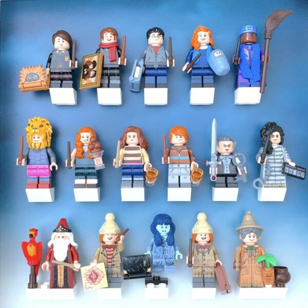 FRAMEPUNK display showing Lego Harry Potter Minifigures Series 2