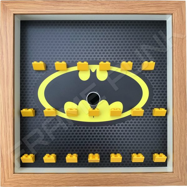 FRAMEPUNK Batman Lego Minifigures Series Display Frame (Oak classic)
