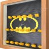 FRAMEPUNK Batman Lego Minifigures Series Display Frame (Oak classic) Side view