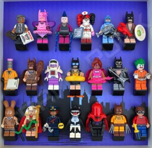 FRAMEPUNK Batman Lego Movie Minifigures Series City Display (showing series 1 minifigures)