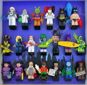 FRAMEPUNK Batman Lego Movie Minifigures Series City Display (showing series 2 minifigures)