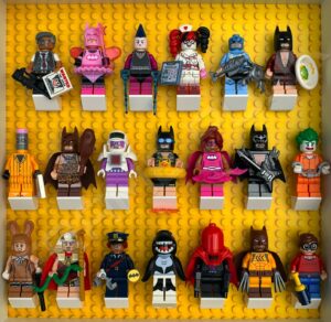 FRAMEPUNK Batman Lego Movie Minifigures Series Display (showing series 1 minifigures)