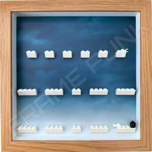 FRAMEPUNK Harry Potter Lego Minifigures Series 1 Display Frame (Oak)