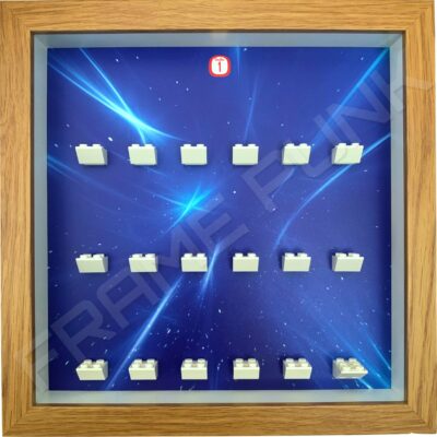 FRAMEPUNK Lego Disney Minifigures Series 1 Display Frame (Oak Starry)