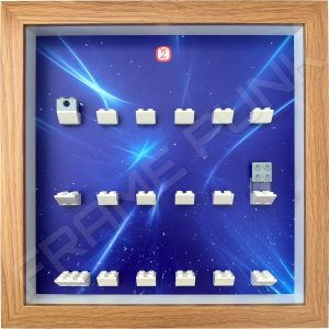 FRAMEPUNK Lego Disney Minifigures Series 2 Display Frame (Oak Starry)