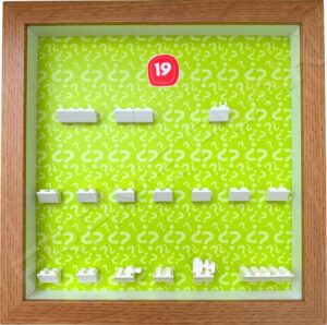 FRAMEPUNK Lego Minifigures Series 19 Display Frame (Oak)