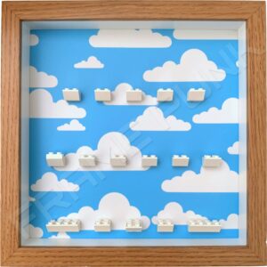 FRAMEPUNK Lego The Simpsons Minifigures Series Display Frame (Cloudy)