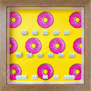 FRAMEPUNK Lego The Simpsons Minifigures Series Display Frame (Donuts)