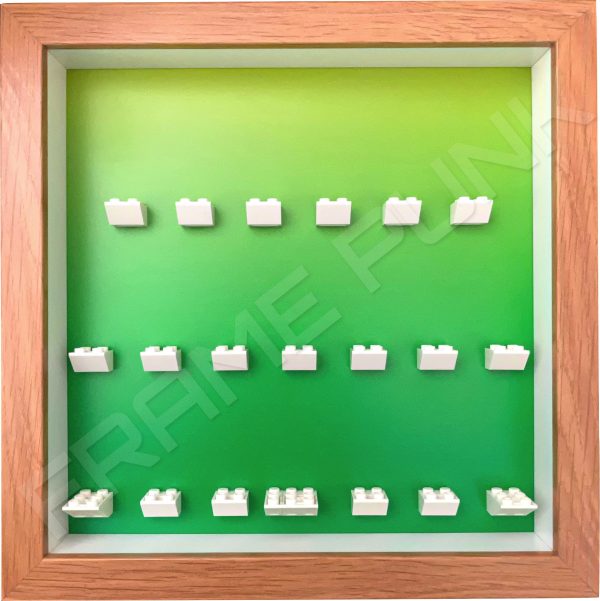 FRAMEPUNK LEGO Ninjago Movie Minifigures Series display frame (green fade)