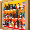 FRAMEPUNK display showing LEGO Ninjago Minifigures Series (orange fade) Side view