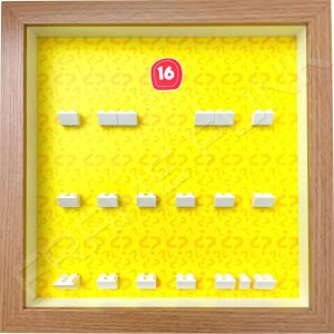 FRAMEPUNK Lego Minifigures Series 16 Display Frame (Oak)