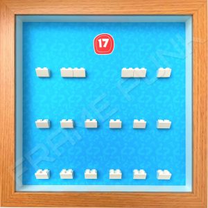 FRAMEPUNK Lego Minifigures Series 17 Display Frame (Oak)