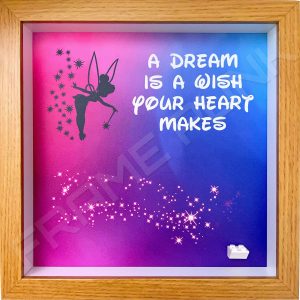 FRAMEPUNK display compatible with single LEGO Disney princess minifigure (Oak)