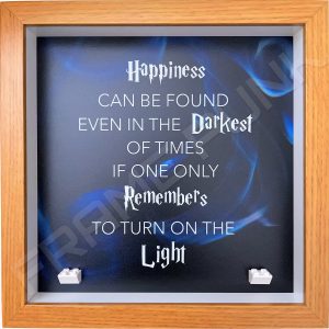 FRAMEPUNK display compatible with two LEGO Harry Potter minifigures (Oak)