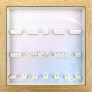 FRAMEPUNK Lego Disney 100 Minifigures Series 3 Display Oak Effect Frame