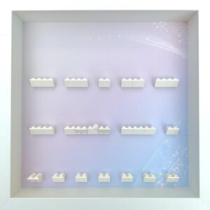 FRAMEPUNK Lego Disney 100 Minifigures Series 3 Display White Frame