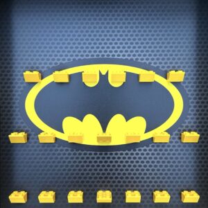 FRAMEPUNK LEGO Batman Movie Minifigures Series 1 and 2 Display Board